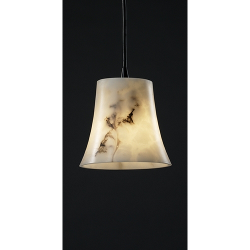 Justice Design Group Justice Design Group Lumenaria Collection Mini-Pendant Light FAL-8816-20-MBLK