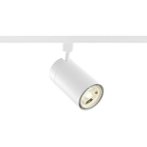 White 4000K LED Cylinder Track Head for Halo Track Systems by Recesso