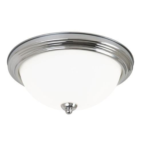 Generation Lighting Geary 10.50-Inch Flush Mount in Chrome by Generation Lighting 77063-05