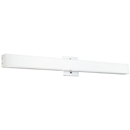 Matteo Lighting Moirlite Aluminum LED Bathroom Light by Matteo Lighting S05734AL