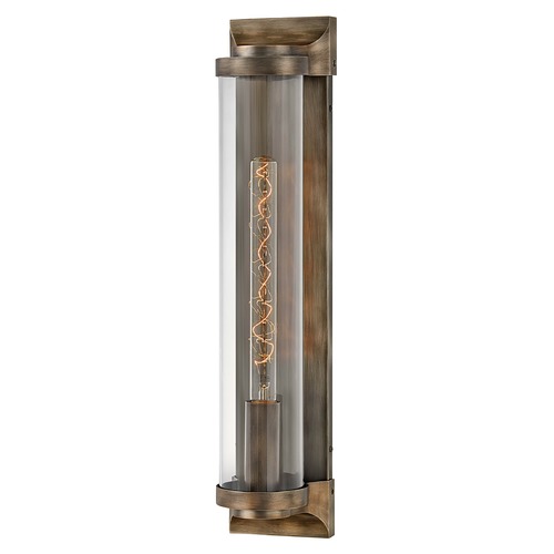 Pearson Large Wall Lantern in Burnished Bronze by Hinkley Lighting