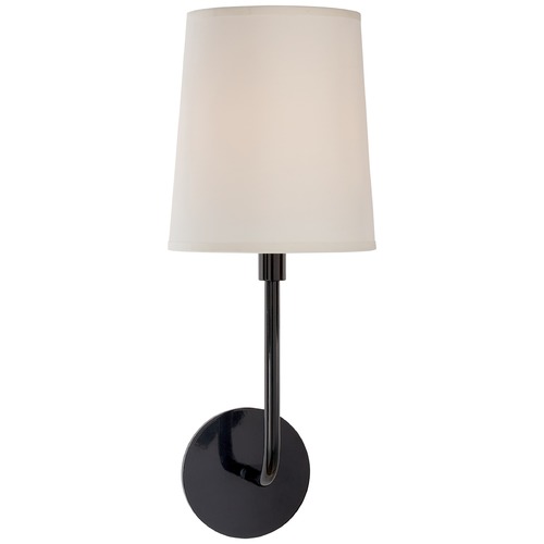 Visual Comfort Signature Collection Barbara Barry Go Lightly Sconce in Charcoal by Visual Comfort Signature BBL2080CS