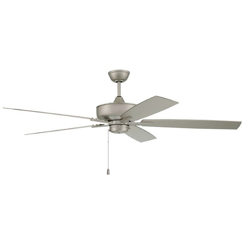 Craftmade Lighting Outdoor Super Pro 60-Inch Fan in Painted Nickel by Craftmade Lighting OS60PN5