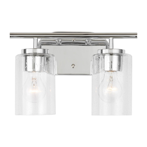 Generation Lighting Oslo 12.50-Inch Chrome Bathroom Light by Generation Lighting 41171-05