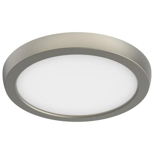 Blink 7-Inch 11W 5CCT LED Flush Mount in Nickel by Satco Lighting