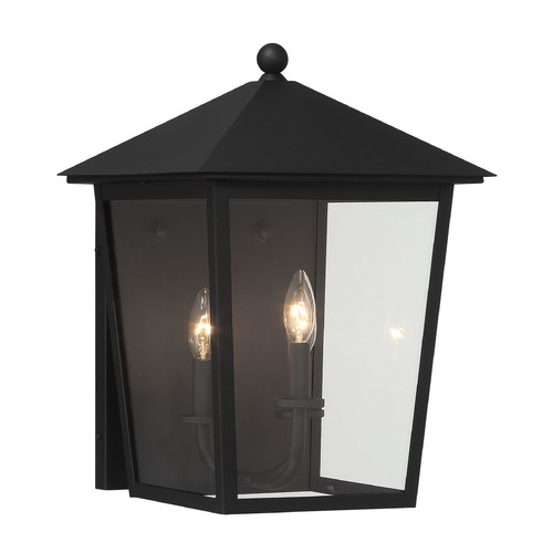 Noble Hill Sand Coal Outdoor Wall Light by Minka Lavery