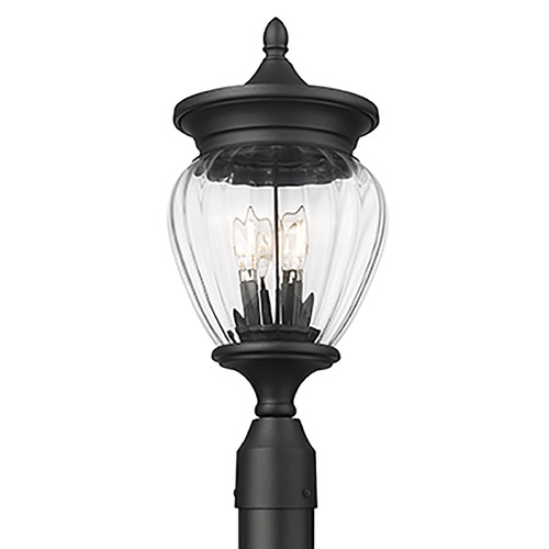 Z-Lite Davina Black Post Light