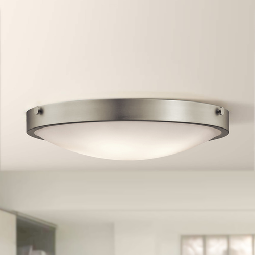 Kichler Lighting Lytham 20.50-Inch Flush Mount in Brushed Nickel by Kichler Lighting 42276NI