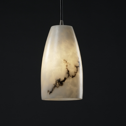 Justice Design Group Justice Design Group Lumenaria Collection Mini-Pendant Light FAL-8816-28-ABRS