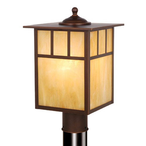 Mission Burnished Bronze Post Light by Vaxcel Lighting