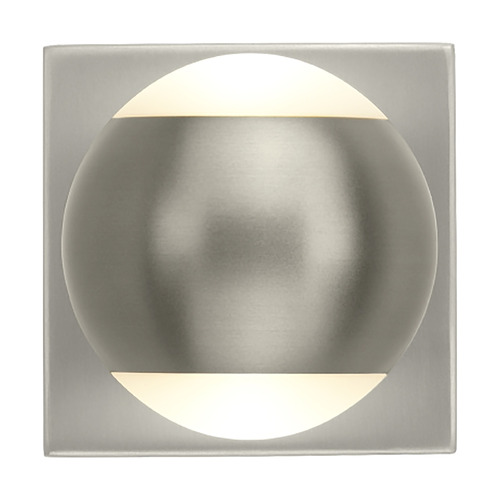 Visual Comfort Modern Collection Oko LED Sconce in Satin Nickel by Visual Comfort Modern 700BCOKO1S-LED930