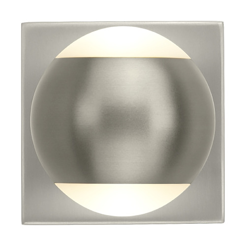 Oko LED Sconce in Satin Nickel by Visual Comfort Modern