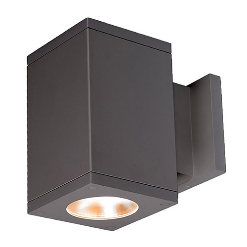 Cube Arch Graphite LED Outdoor Wall Light by WAC Lighting