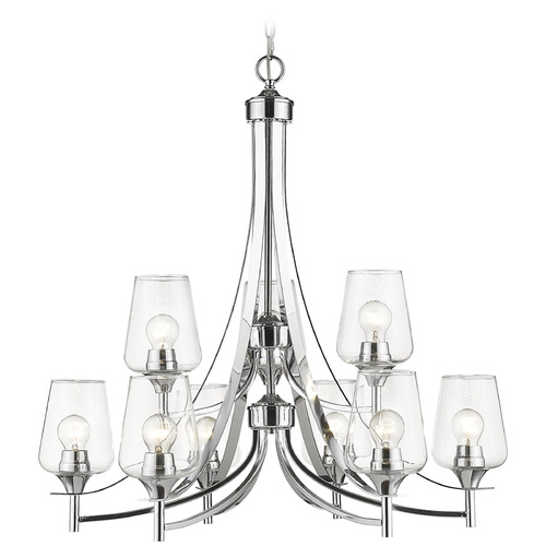 Joliet Chrome Chandelier by Z-Lite