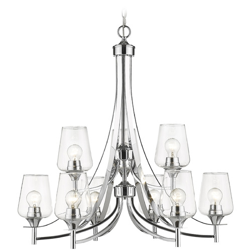 Z-Lite Joliet Chrome Chandelier by Z-Lite 473-9CH