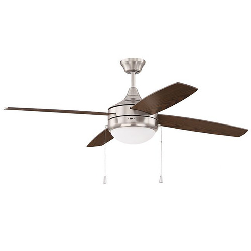 Phaze Energy Star 52-Inch Fan in Brushed Nickel by Craftmade Lighting