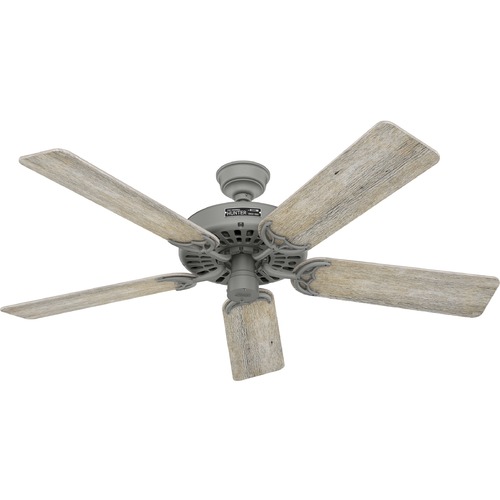 Hunter Fan Company Hunter Original Matte Silver Ceiling Fan by Hunter Fan Company 51123