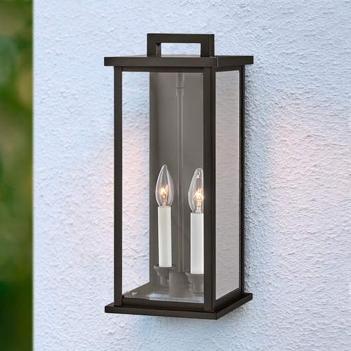 Hinkley Weymouth 18.25-Inch Oil Rubbed Bronze Outdoor Wall Light by Hinkley Lighting 20014OZ