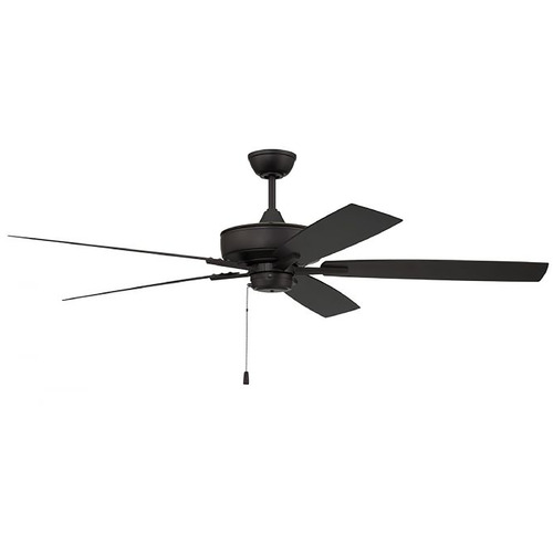 Outdoor Super Pro 60-Inch Fan in Flat Black by Craftmade Lighting