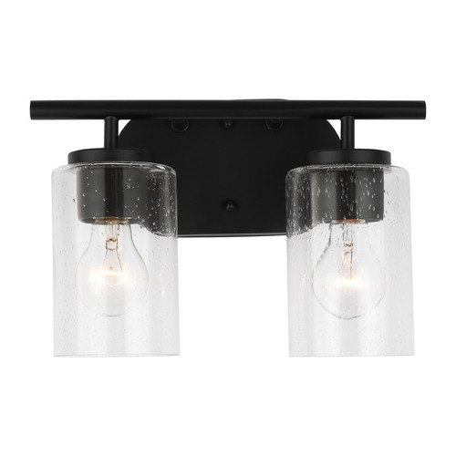 Generation Lighting Oslo 12.50-Inch Midnight Black Bathroom Light by Generation Lighting 41171-112