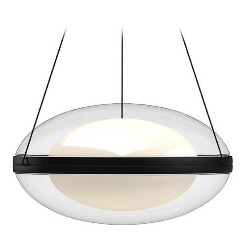 Kuzco Lighting Virgo Black LED Pendant by Kuzco Lighting PD76316-BK/OP