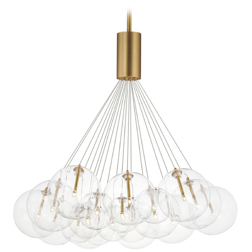 Burst Gold LED Multi-Light Pendant by ET2 Lighting