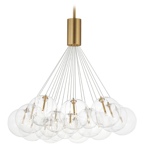 ET2 Lighting Burst Gold LED Multi-Light Pendant by ET2 Lighting E25088-18GLD