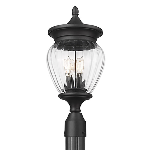 Z-Lite Davina Black Post Light