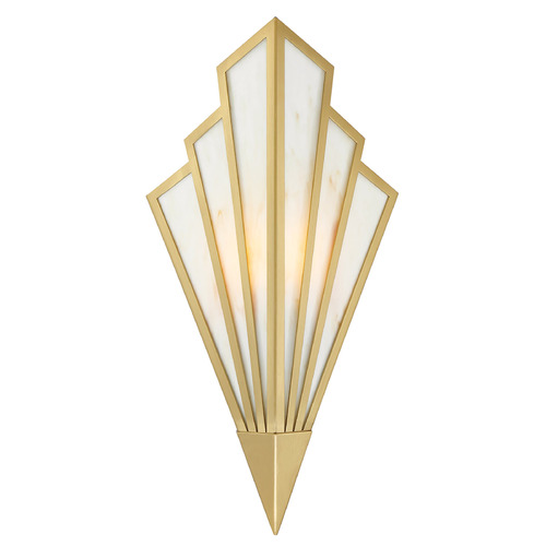 Savoy House Lighting Rivage Warm Brass LED Sconce