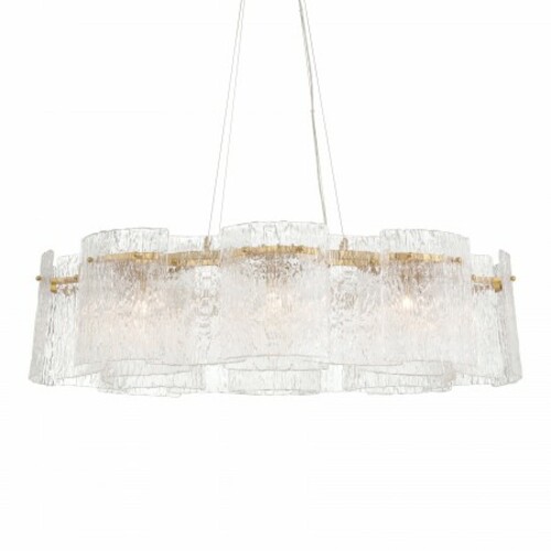 Brookstreet 8-Light Linear Pendant in Legacy Brass by Metropolitan