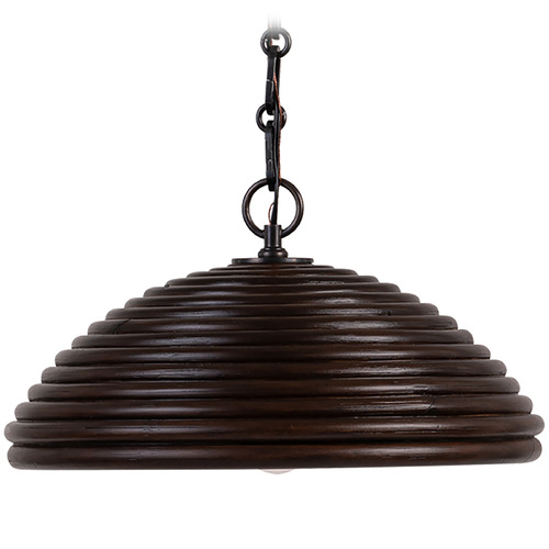 Linnea Bronze Etched Ribbon Glass Medium Chandelier