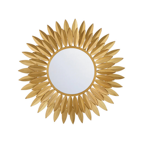 Crystorama Lighting Broche 20-Inch Mirror in Antique Gold by Crystorama Lighting BRH-M520-GA