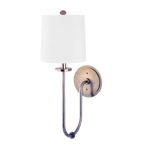 Jericho Wall Sconce in Historic Nickel by Hudson Valley Lighting