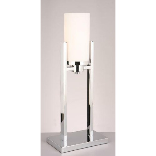 Caesarea Chrome Table Lamp by Lite Source Lighting