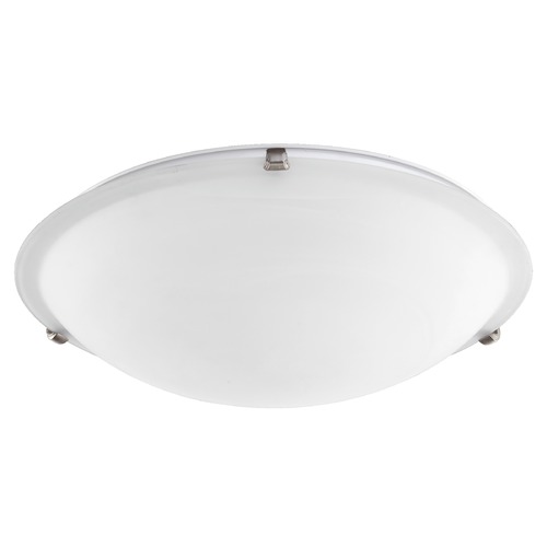 Satin Nickel Flush Mount by Quorum Lighting