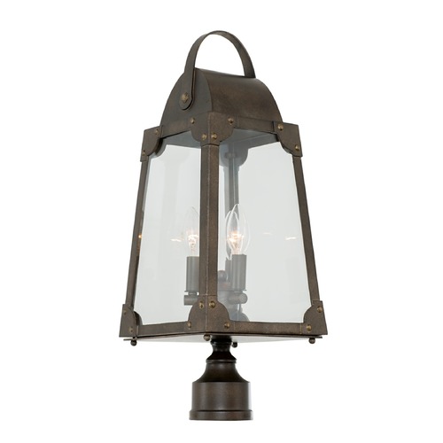 Arlington Aged Bronze Post Light by Kalco Lighting