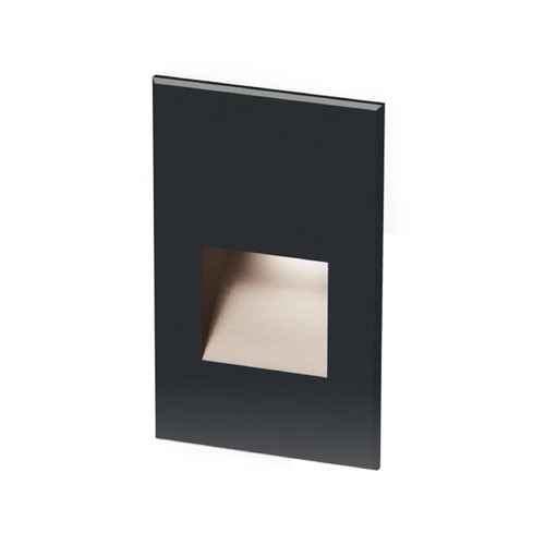 WAC Lighting LED 12V LEDme Vertical Step & Wall Light by WAC Lighting 4021-30BK