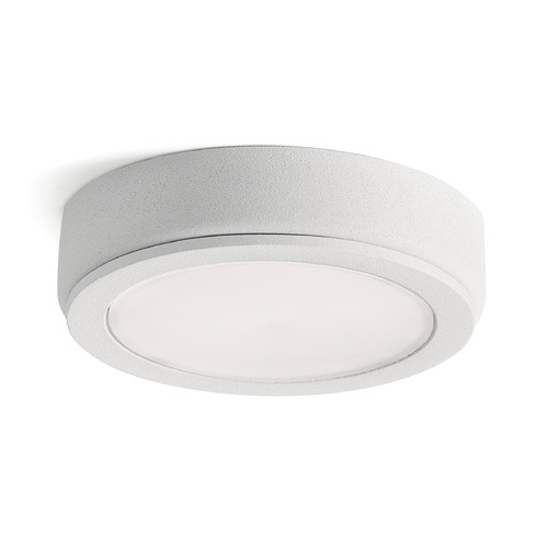 6D Series Textured White LED Under Cabinet Puck Light by Kichler Lighting