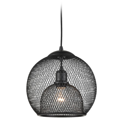 Kuzco Lighting Gibraltar Black Pendant by Kuzco Lighting 494412-BK