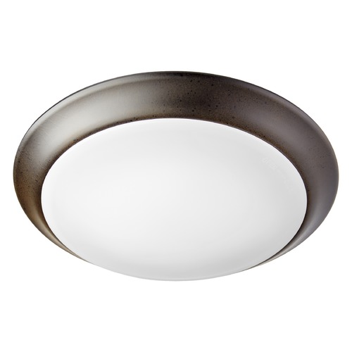 Oiled Bronze LED Flush Mount by Quorum Lighting