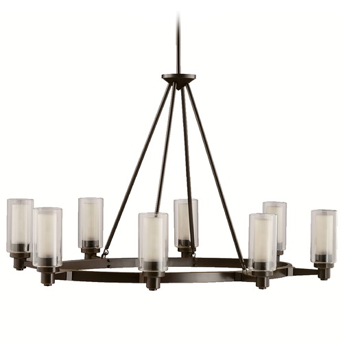 Circolo 35.50-Inch Oval Chandelier in Olde Bronze by Kichler Lighting