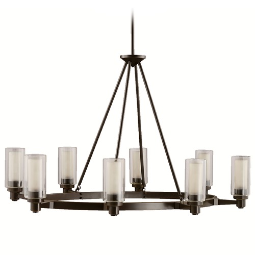 Kichler Lighting Circolo 35.50-Inch Oval Chandelier in Olde Bronze by Kichler Lighting 2345OZ