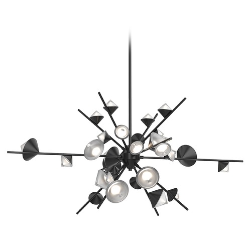 Geode 48-Inch Chandelier in Black by Kuzco Lighting