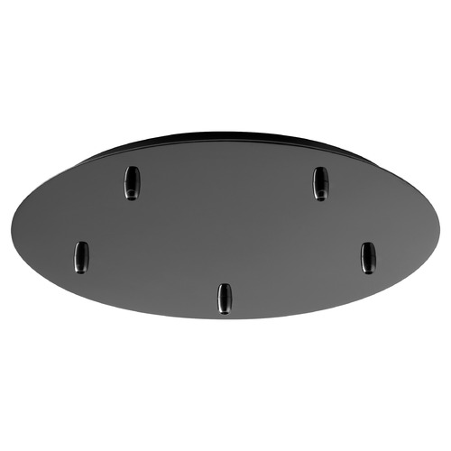 19-Inch 5-Light Multi-Port Canopy in Gunmetal by Oxygen Lighting