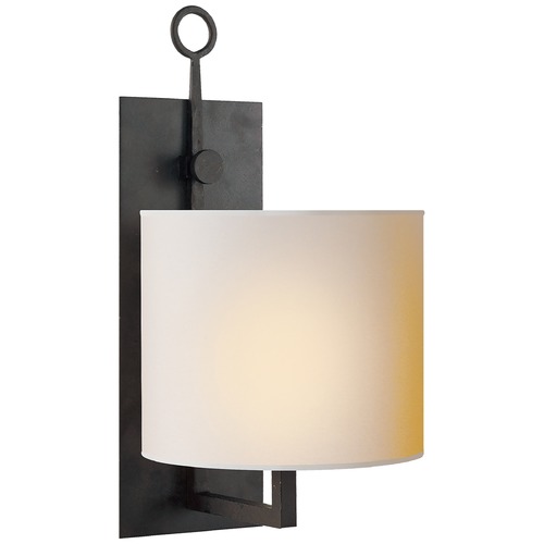 Visual Comfort Signature Collection Ian K. Fowler Aspen Wall Sconce in Black Rust by Visual Comfort Signature S2030BRNP