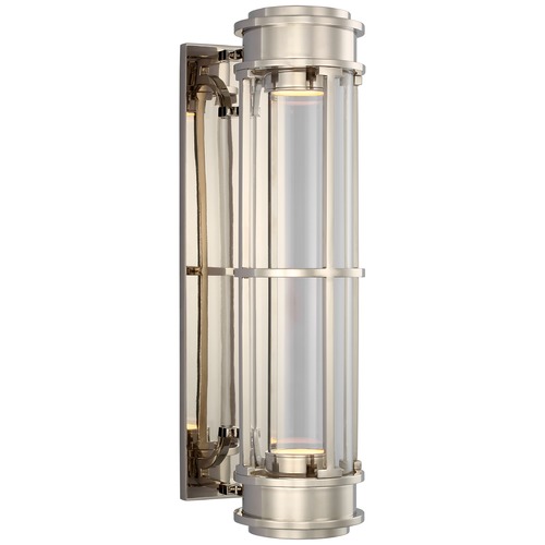 Visual Comfort Signature Collection Chapman & Myers Gracie LED Sconce in Polished Nickel by Visual Comfort Signature CHD2486PNCG