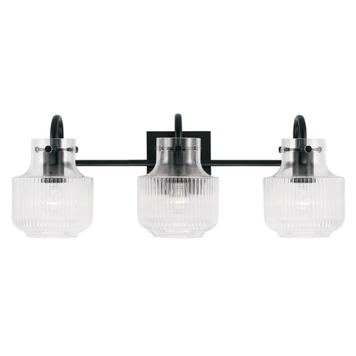Nyla 24.25-Inch Vanity Light in Matte Black by Capital Lighting