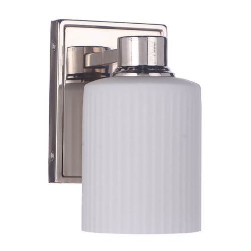Bretton Polished Nickel Sconce by Craftmade Lighting