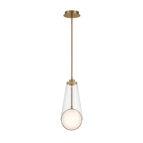 Solari 19-Inch High LED Pendant in Gold by Eurofase Lighting