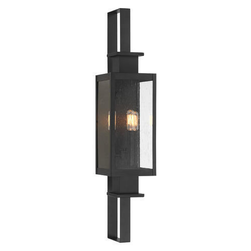 Savoy House Lighting Ascott Matte Black Outdoor Wall Light